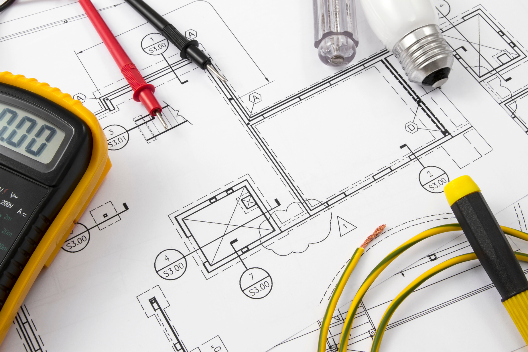 Electrical Equipment on House Plans